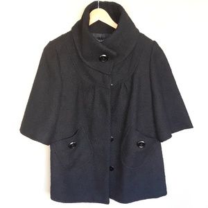 Forever 21 Black Button Up Jacket Small NWT